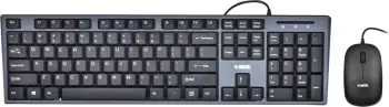 Set tastierë + maus iBOX, USB, Amerikane, të zeza