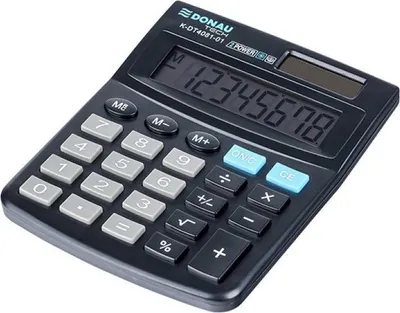 Kalkulator për zyre Donau Tech, i zi - 3