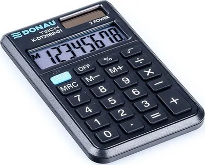 Kalkulator Donau Pocket, 97x60x11 mm, i zi - 2