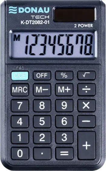 Kalkulator Donau Pocket, 97x60x11 mm, i zi
