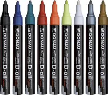 Marker permanent Donau D-Oil, i kaltër i errët