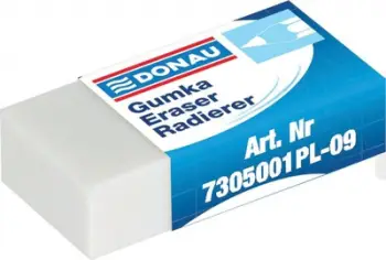 Gomë Donau, 41x21x11mm, e bardhë