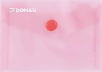 Dosje me kapëse Donau, PP, A7, 180 mikron, e kuqe