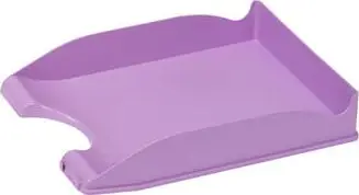 Tabaka tavoline Donau Desk Tray, plastike, pastel vjollcë
