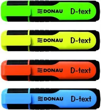Marker Donau , 4 copë, i kuq/ i verdhë/ i kaltër/ i gjelbër