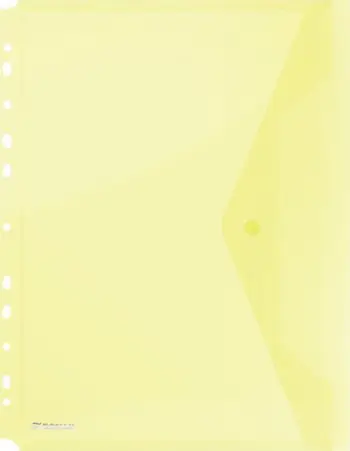 Zarf me kapëse Donau, PP, A4, i verdhë