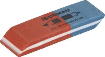 Gomë për laps / stilolaps Donau, 57 x 19 x 8 mm, e kaltër / kuqe