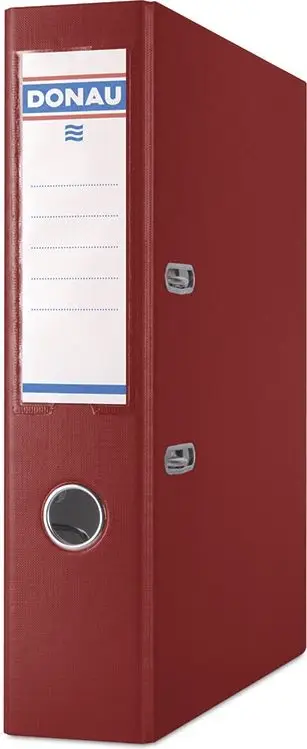 Dosje mekanike Donau Binder A4, 75mm, burgundy