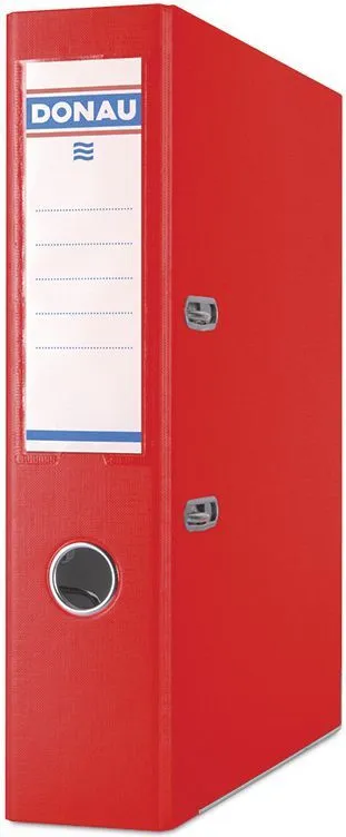 Dosje Donau Premium Lever Arch, A4, 75 mm, e kuqe - 1