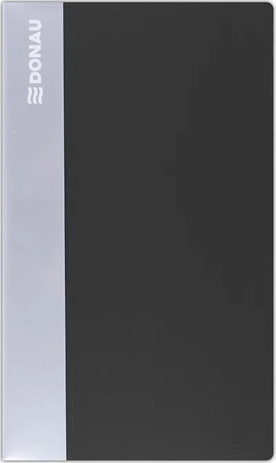 Mbajtëse për kartëvizitë Donau, PP, 480 W, e zezë - 1