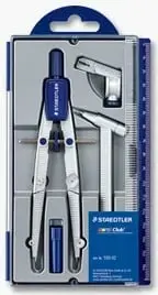 Set kompasi STAEDTLER Noris Club, plastikë, blu metalik