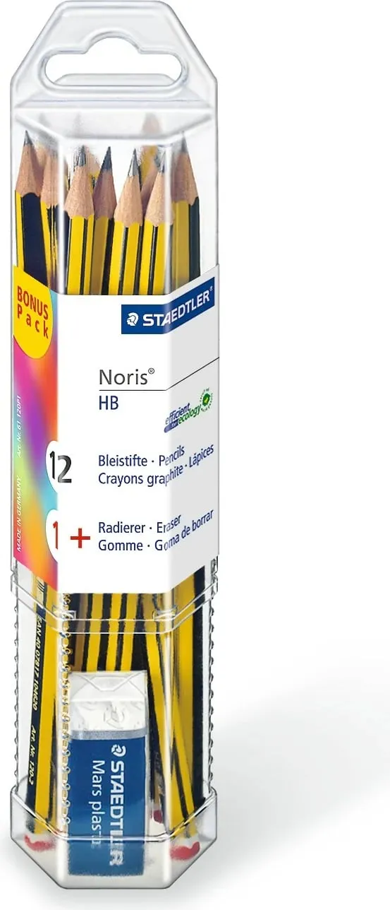 Set lapsa STAEDTLER Noris HB, 12 copë, multicolour - 1
