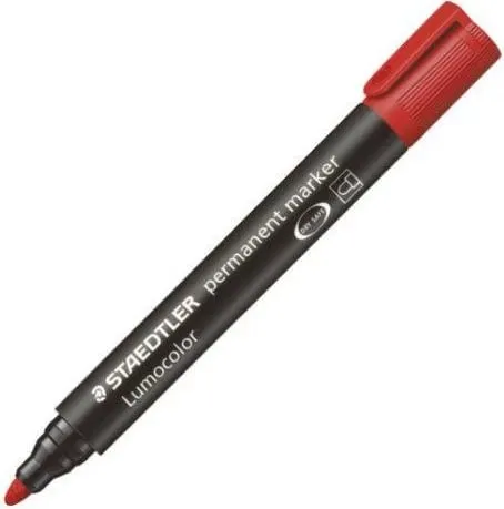 Marker permanent STAEDTLER Lumocolor 352-2, i kuq, 2mm - 1
