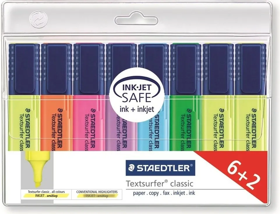 Marker highlighter Staedtler Textsurfer 6+2 - 1