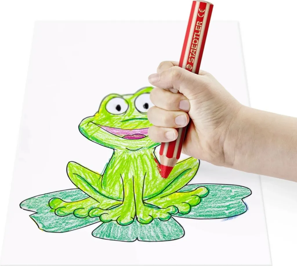 Lapsa ngjyrosës STAEDTLER Noris junior 36 copë, kovë plastike - 5