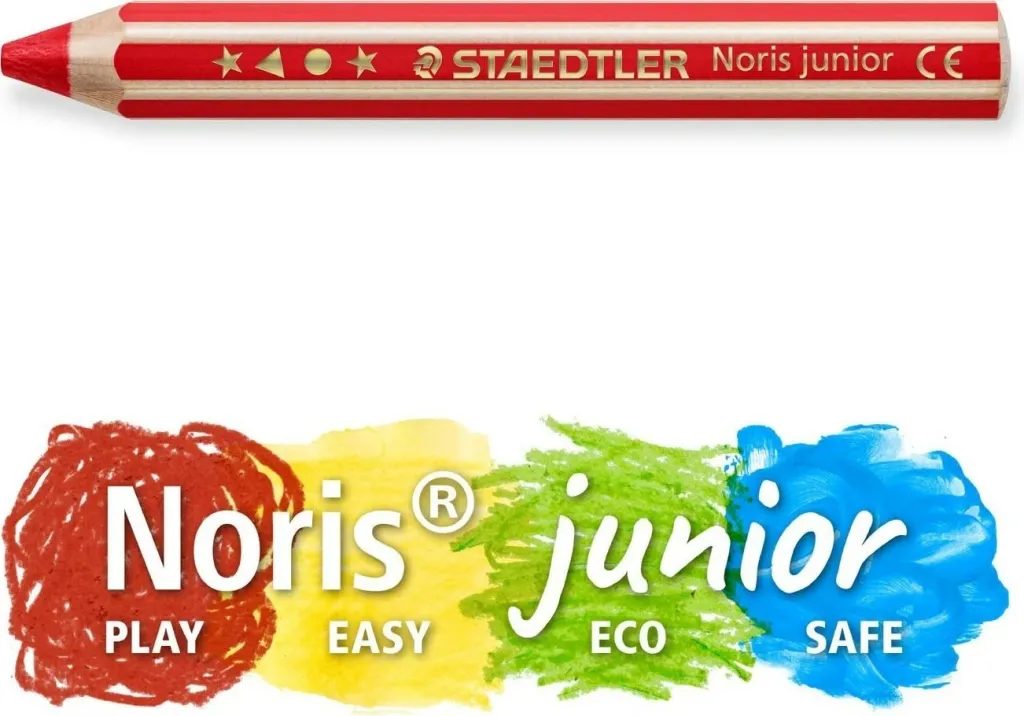 Lapsa ngjyrosës STAEDTLER Noris junior 36 copë, kovë plastike - 8
