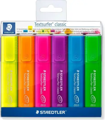 Set markera Staedtler 364 P WP6, 6 copë, ngjyra të përziera