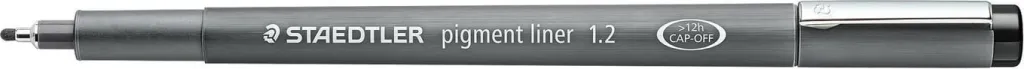 Liner STAEDTLER Pigment 308, 1.2mm, zi, hiri - 1