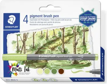 Set lapsa ngjyrues Staedtler Design Journey Forest Colors, 4 copë, shumëngjyrëshe