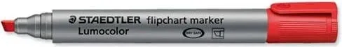 Markera flipchart Staedtler Lumocolor, majë e rrumbullakët, set 10 copë, e kuqe - 1