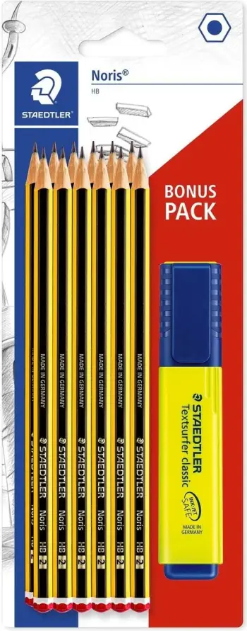 Set lapsash Staedtler Noris 120, HB, 12 copë, ngjyrë druri