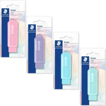 Gomë plastike Staedtler 525 PSBKPA, set 4 copë, shumëngjyrëshe