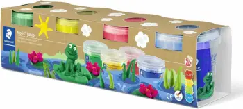 Modeling dough STAEDTLER Noris, 4 ngjyra, 4x130g, multikolor