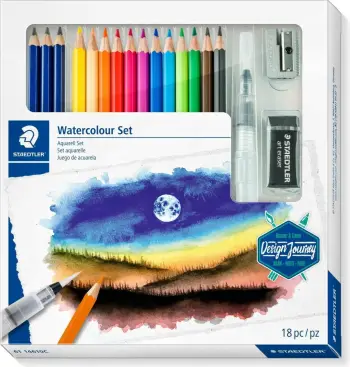 Set lapsa me ngjyra STAEDTLER 146 10C, 15 copë, ngjyra të përziera