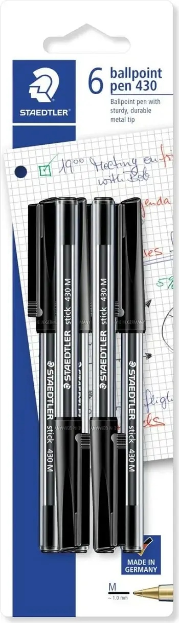 Stilolaps Staedtler 430M9BK6D, 1 mm, zi