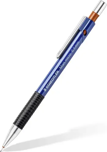 Laps mekanik Staedtler Mars Micro, set 3 copë, mina B, i zi