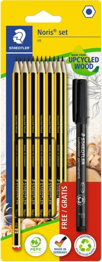Set lapsash Staedtler Noris me marker Lumocolor, 100% PEFC