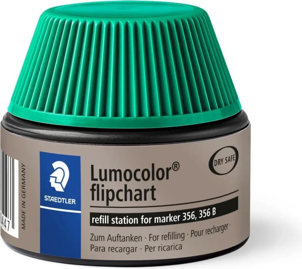 Refill për marker Staedtler Lumocolor 488 56-5, 30ml, gjelbër - 1