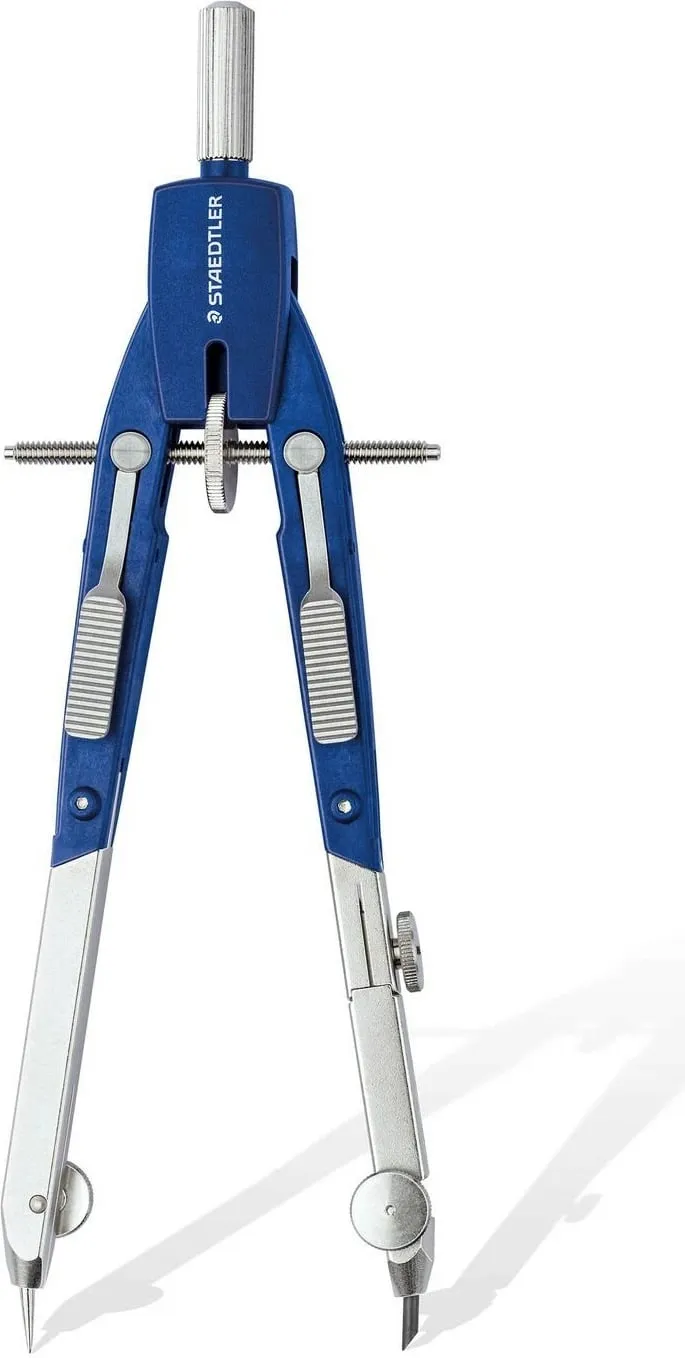 Kompas STAEDTLER Mars comfort 552, 170mm, kaltër/argjendtë - 2