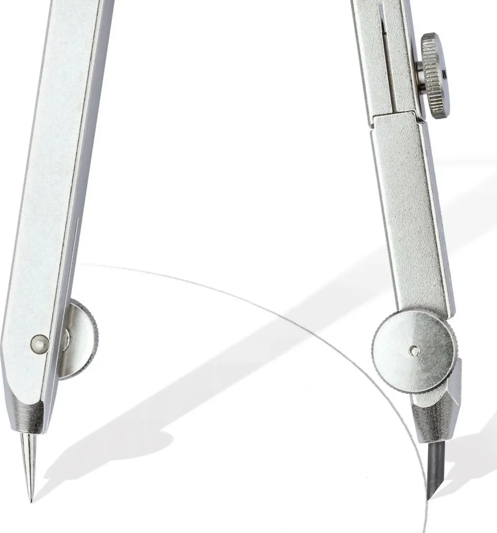 Kompas STAEDTLER Mars comfort 552, 170mm, kaltër/argjendtë - 4