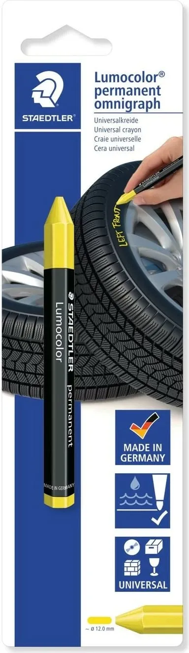 Marker STAEDTLER Lumocolor 236, verdhë, 1 copë - 1