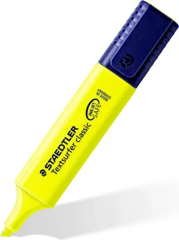 Marker fluorescent Staedtler Textsurfer Classic, set 4 copa, ngjyra të përziera
