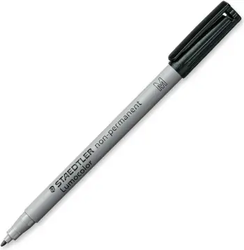 Set stilolapsash Staedtler Lumocolor non permanent M, 1 mm, 10 copë, të zinj