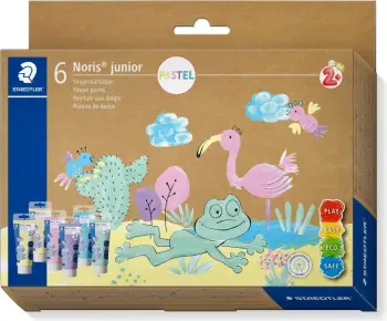 Ngjyra gishti STAEDTLER Noris junior Pastell 6 copë, multikolor