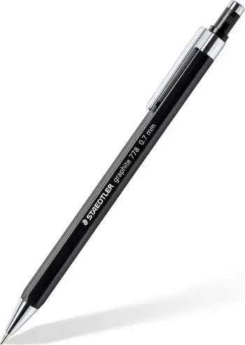 Laps mekanik Staedtler 778 Click, 0.7mm, fortësi B, i bardhë