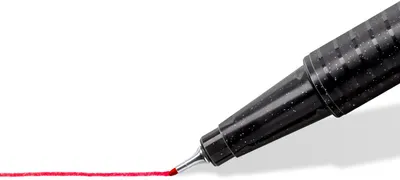 Set lapsa fineliner Staedtler Triplus, 4 copë, maja e hollë, shumëngjyrësh - 1