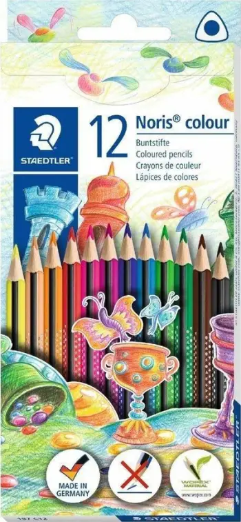 Ngjyra druri Staedtler Noris Colour, 12 copë