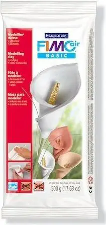 Argjilë modelimi Staedtler Fimo Air Basic, 500g, tharje në ajër, e bardhë