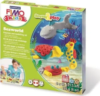 Set modelimi Staedtler Fimo Kids Form and Play Ocean, 4 x 42g, shumëngjyrësh