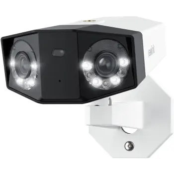 Kamerë sigurie Reolink Duo Series P730, 4K, PoE, pamje panoramike 180°, detektim person/automjet/kafshë, e jashtme, e bardhë