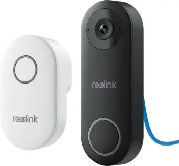 Kamerë dere Reolink D340P, 5MP, PoE, Detektim personi, Dy-drejtim audio, e zezë, e bardhë