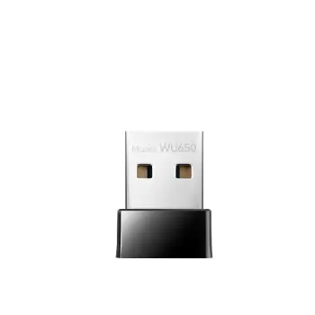 Përshtatës Wi-Fi Cudy WU650, Dual-Band, USB, i zi
