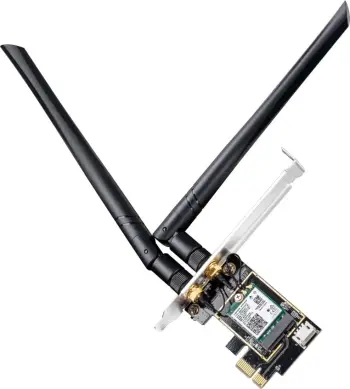Kartë rrjeti Cudy WE3000, Wi‑Fi 6E, Bluetooth 5.2, me antena të jashtme