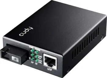 Konvertues rrjeti CUDY MC100GSB-60A, 1000 Mbit/s, single-mode, i zi