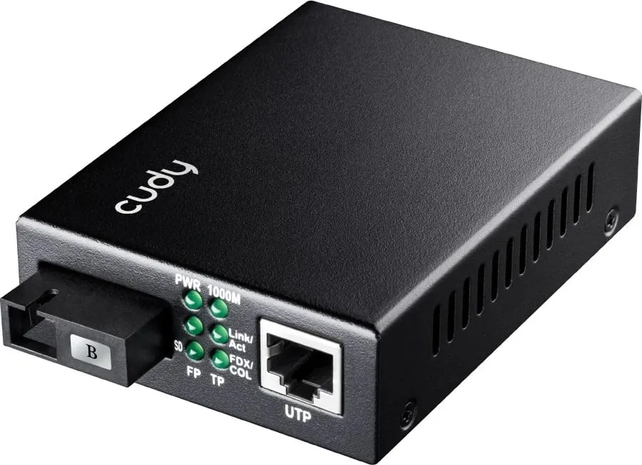 Media konvertues Cudy MC100GSB-60B, 1000 Mbit/s, Multi-mode/Single-mode, i zi - 1
