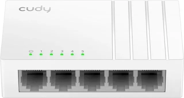 Switch rrjeti Cudy GS105U, 5 porta Gigabit Ethernet, i bardhë - 1